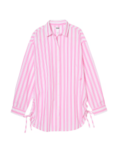 Сорочка Cotton Poplin Cover-Up Shirt Pink Stripe