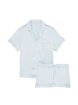 Піжама Satin Short Pajama Set Ballad Blue