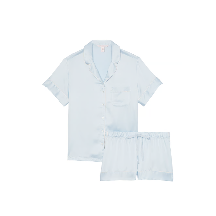 Піжама Satin Short Pajama Set Ballad Blue