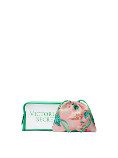 Косметичка 2в1 2-Piece Makeup Bag Palm Print