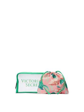 Косметичка 2в1 2-Piece Makeup Bag Palm Print
