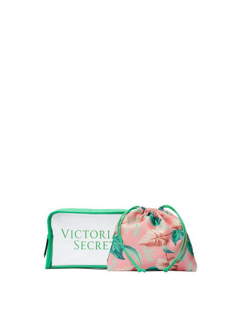 Косметичка 2в1 2-Piece Makeup Bag Palm Print