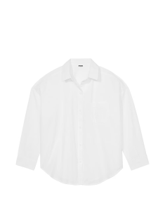 Сорочка Cotton Poplin Oversized Button-Down Sleepshirt Optic White