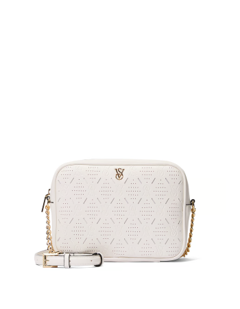 Кросс-боди Crossbody Camera Bag White Perforated