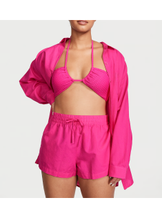 Костюм Boyfriend Shirt Dress & Cover-Up Shorts Forever Pink