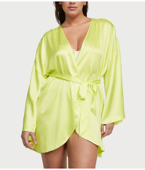 Сатиновый халат Satin Short Robe Neon