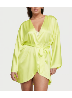 Сатиновий халат Satin Short Robe Neon
