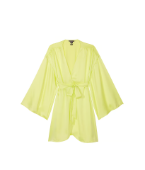 Сатиновый халат Satin Short Robe Neon
