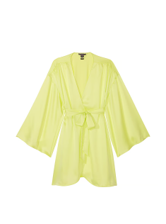 Сатиновий халат Satin Short Robe Neon