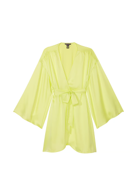 Сатиновий халат Satin Short Robe Neon