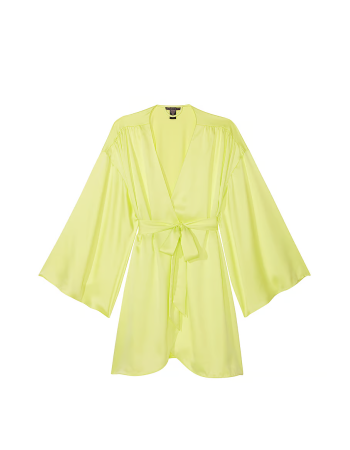 Сатиновый халат Satin Short Robe Neon