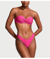 Купальник Mix & Match Twist Push-Up Bandeau Top & Brazilian Bikini Bottom Forever Pink