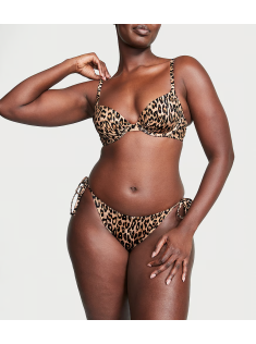 Купальник Mix & Match Icon Push-Up Bikini Top & Brazilian Bikini Bottom Leopard