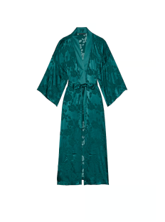 Халат VS Archives Burnout Satin Robe Deepest Green