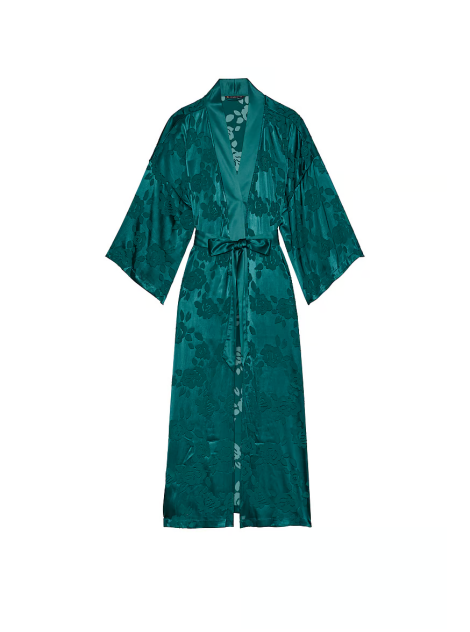 Халат VS Archives Burnout Satin Robe Deepest Green