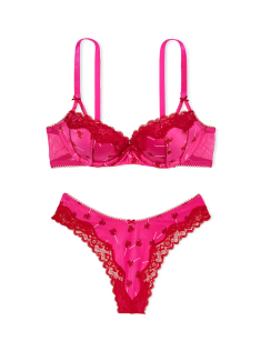 Комплект белья VICTORIA'S SECRET Tease Push-Up Bra Set Pink Lollipops