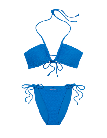 Купальник Mix  Match Multiway Halter Bikini Top & Cheeky Bikini Bottom Shocking Blue