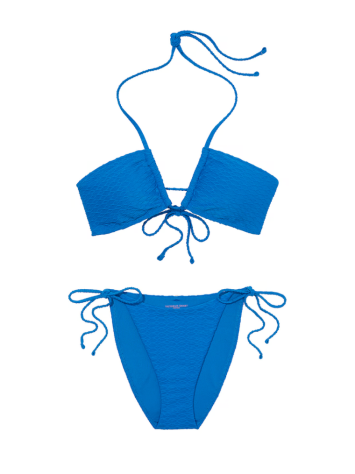 Купальник Mix Match Multiway Halter Bikini Top & Cheeky Bikini Bottom Shocking Blue