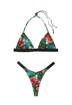 Купальник Shine Strap Triangle Bikini Tropical Floral