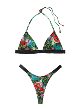 Купальник Shine Strap Triangle Bikini Tropical Floral