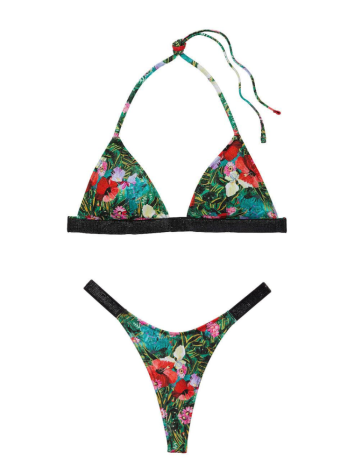 Купальник Shine Strap Triangle Bikini Tropical Floral