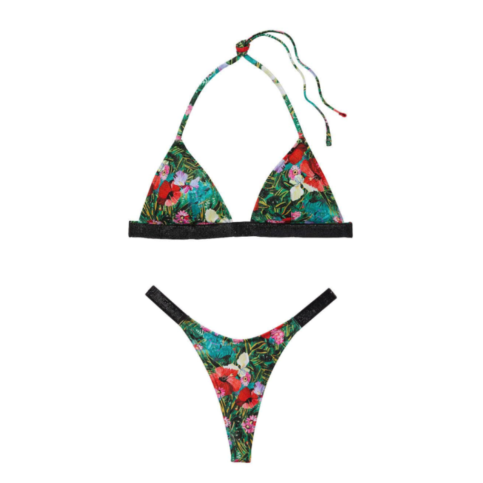 Купальник Shine Strap Triangle Bikini Tropical Floral
