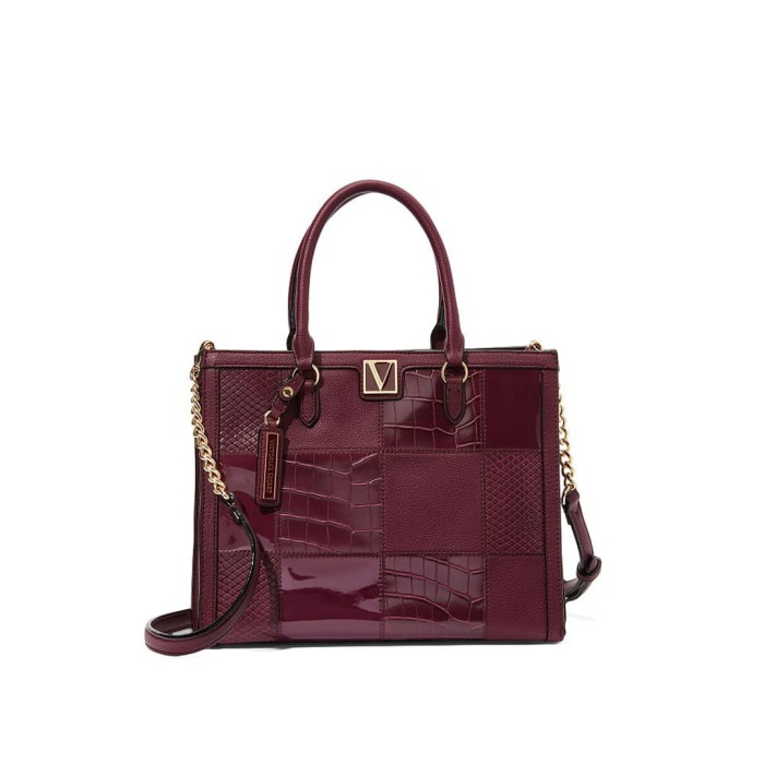 Сумка Victoria's Secret The Victoria Structured Satchel Mix colorblock