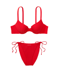 Купальник Mix & Match Icon Push-Up Bikini Top & Side-Tie Cheeky Bikini Bottom Lipstick