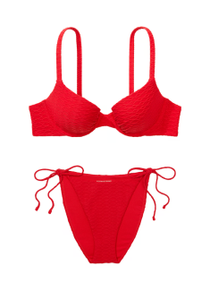 Купальник Mix & Match Icon Push-Up Bikini Top & Side-Tie Cheeky Bikini Bottom Lipstick