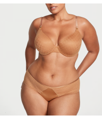 Комплект білизни Icon by Victoria's Secret Push-Up Demi Bra Set Toffee