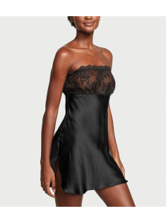 Пеньюар Archive Lace Strapless Slip Dress Black