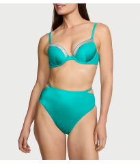 Купальник Shine-Trim Push-Up Bikini Top & Brazilian Bikini Bottom Capri Sea