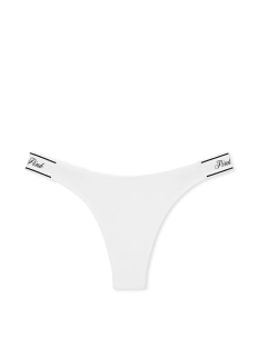 Трусики High-Leg Thong Panty White