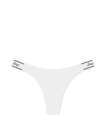 Трусики High-Leg Thong Panty White