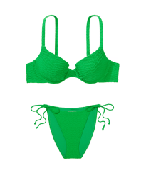 Купальник Mix & Match Icon Push-Up Bikini Top & Side-Tie Cheeky Bikini Bottom Jade Green