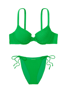 Купальник Mix & Match Icon Push-Up Bikini Top & Side-Tie Cheeky Bikini Bottom Jade Green