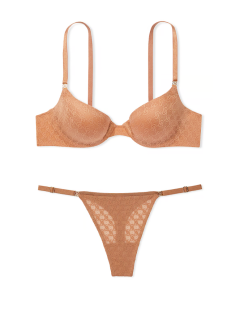 Комплект білизни Icon by Victoria Secret Push-Up Demi Bra Set Toffee