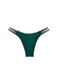 Трусики Shine Strap Brazilian Panty Mystique Green