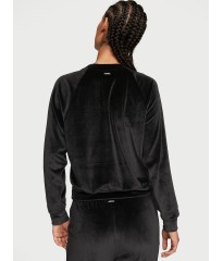 Спортивный костюм Velour Ribbed Crewneck Set Deep Black