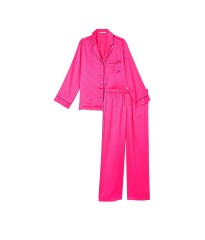 Піжама Satin Long Pajama Set Forever Pink