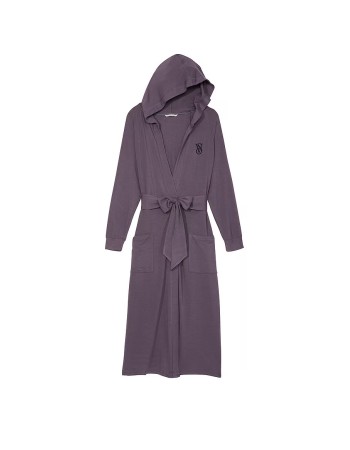 Халат Victoria Secret Modal Terry Hooded Long Robe Grey