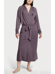 Халат Victoria Secret Modal Terry Hooded Long Robe Grey