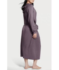 Халат Victoria Secret Modal Terry Hooded Long Robe Grey