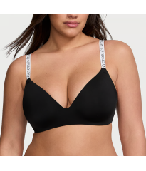 Комплект белья Lightly Lined Wireless Bra Black Thong Set