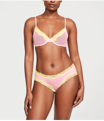 Комплект белья Tease Unlined Demi Bra Set Pretty Blossom