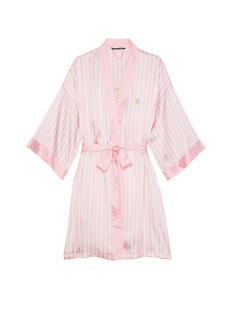 Сатиновый халат The Tour '23 Iconic Pink Stripe Robe Iconic Stripe