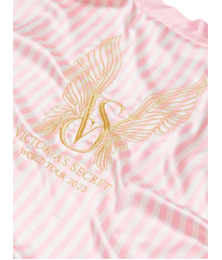Сатиновий халат The Tour '23 Iconic Pink Stripe Robe Iconic Stripe