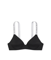 Комплект белья Lightly Lined Wireless Bra Black Thong Set