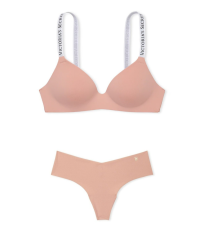 Комплект белья Lightly Lined Wireless Bra RoseThong Set