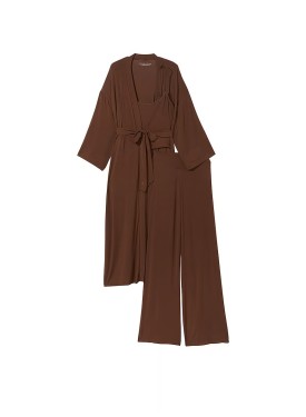Піжама Victoria's Secret Modal 3-Piece Pajama Set Brown